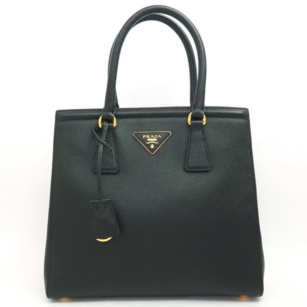 Prada Shoulder Bag Triangle Logo Saffiano Lux